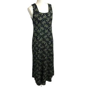 Rabbit designs black floral dress size 6